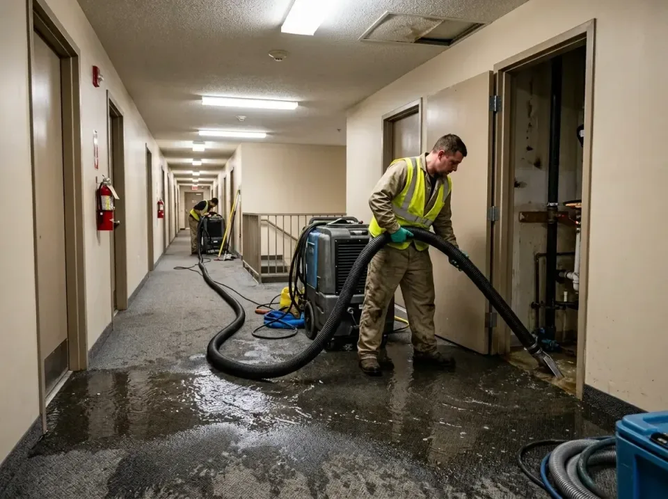 multi-unit-apartment-hallway-f-005 — frequently asked questions, Emergency Burst Pipe Water Extraction & Removal in McFarlan…